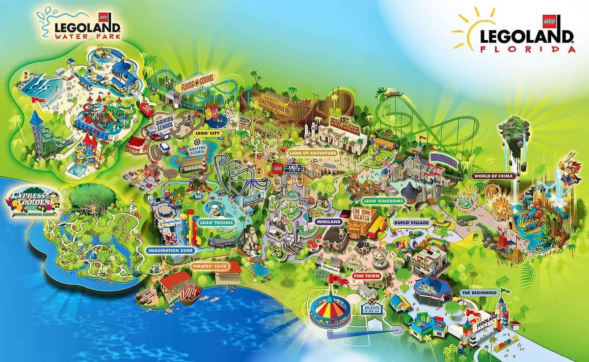 дани legoland газрын зураг